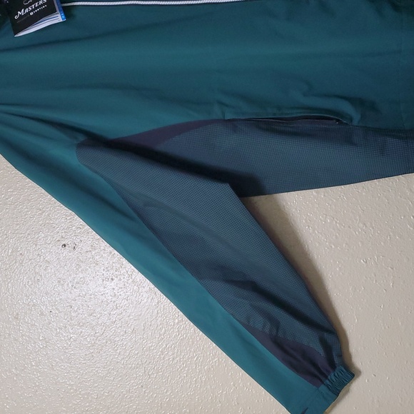 Masters FootJoy Size 4X Zip Up Rain Jacket With Hood NEW Golf Green Black - Picture 14 of 15